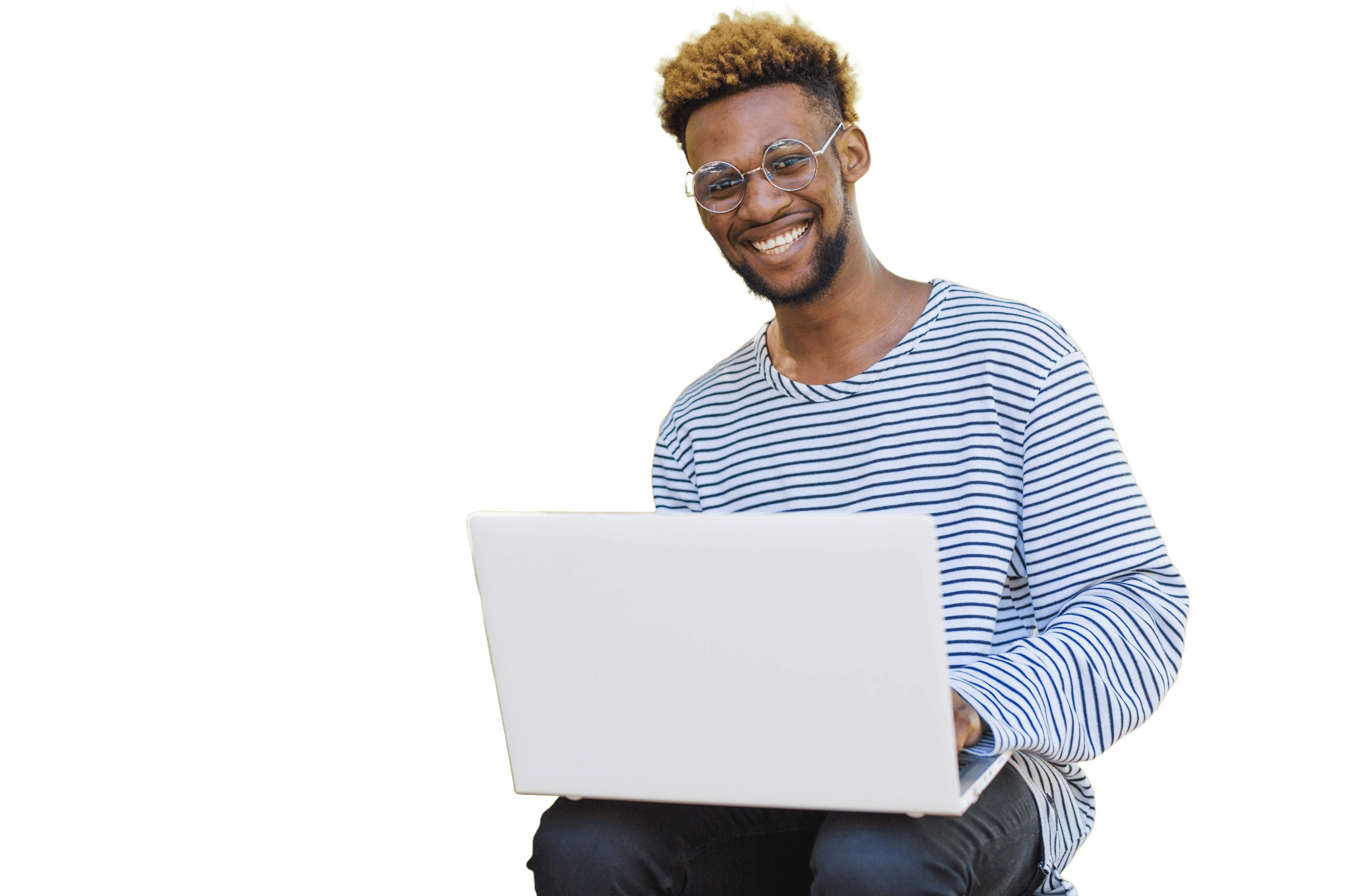 Professional working on AI automation